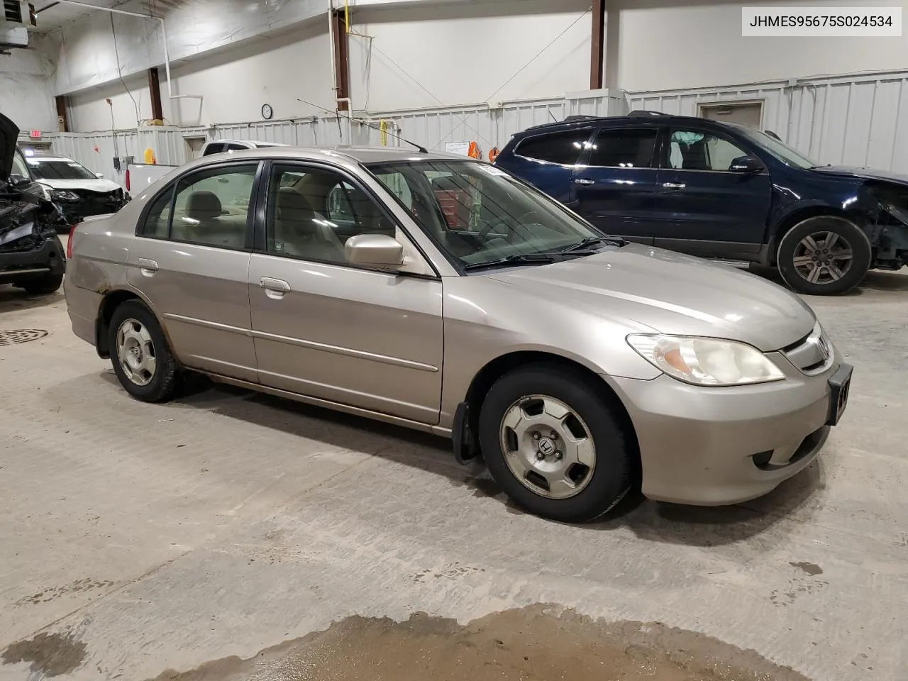 2005 Honda Civic Hybrid VIN: JHMES95675S024534 Lot: 80716274