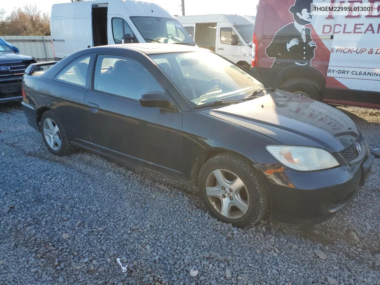 2005 Honda Civic Ex VIN: 1HGEM22995L013001 Lot: 80851934