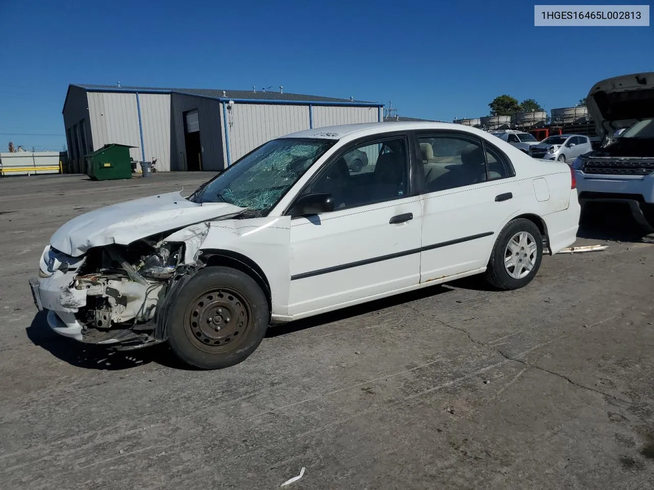 2005 Honda Civic Dx VIN: 1HGES16465L002813 Lot: 81129434