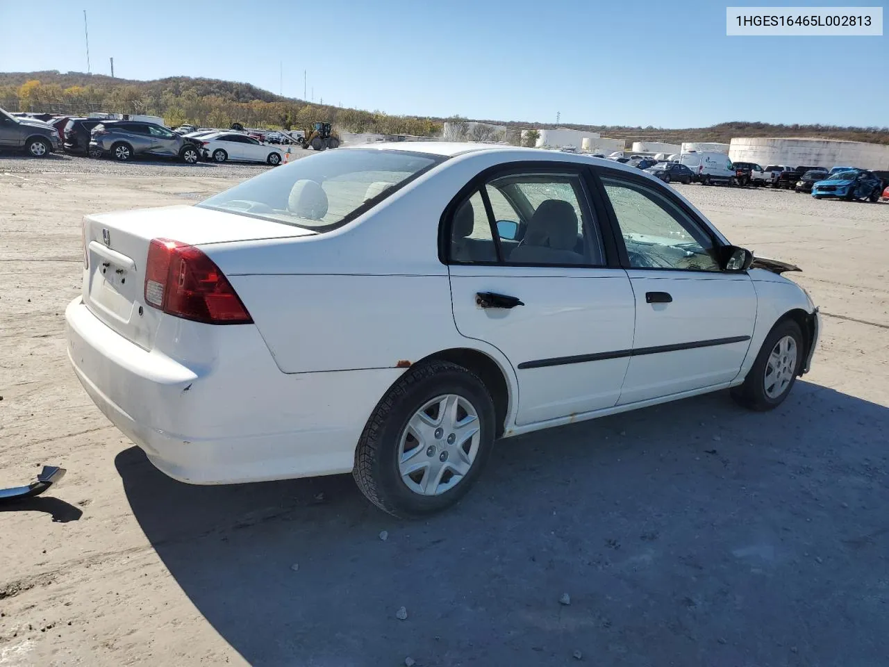 2005 Honda Civic Dx VIN: 1HGES16465L002813 Lot: 81129434