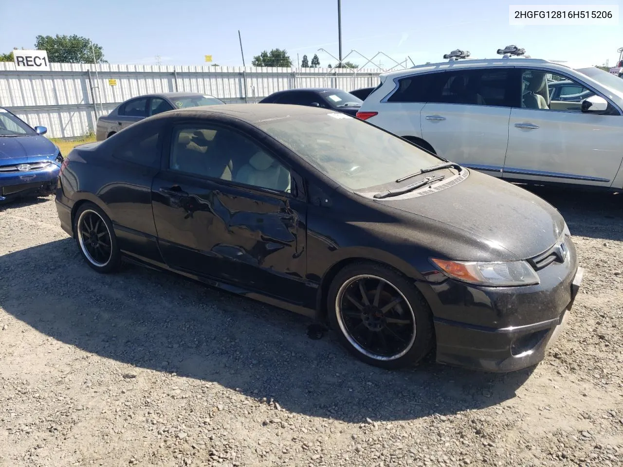 2006 Honda Civic Ex VIN: 2HGFG12816H515206 Lot: 51847664