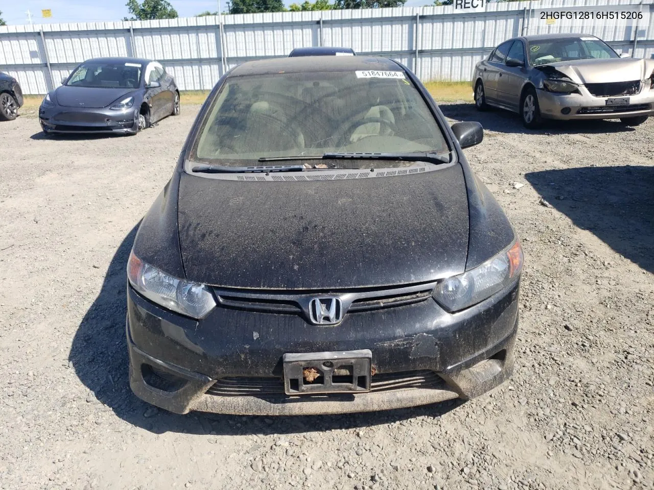 2006 Honda Civic Ex VIN: 2HGFG12816H515206 Lot: 51847664