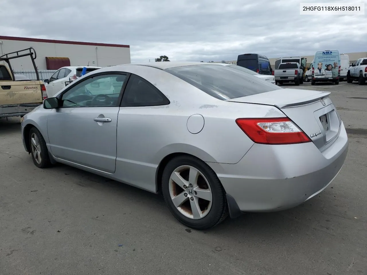 2HGFG118X6H518011 2006 Honda Civic Ex