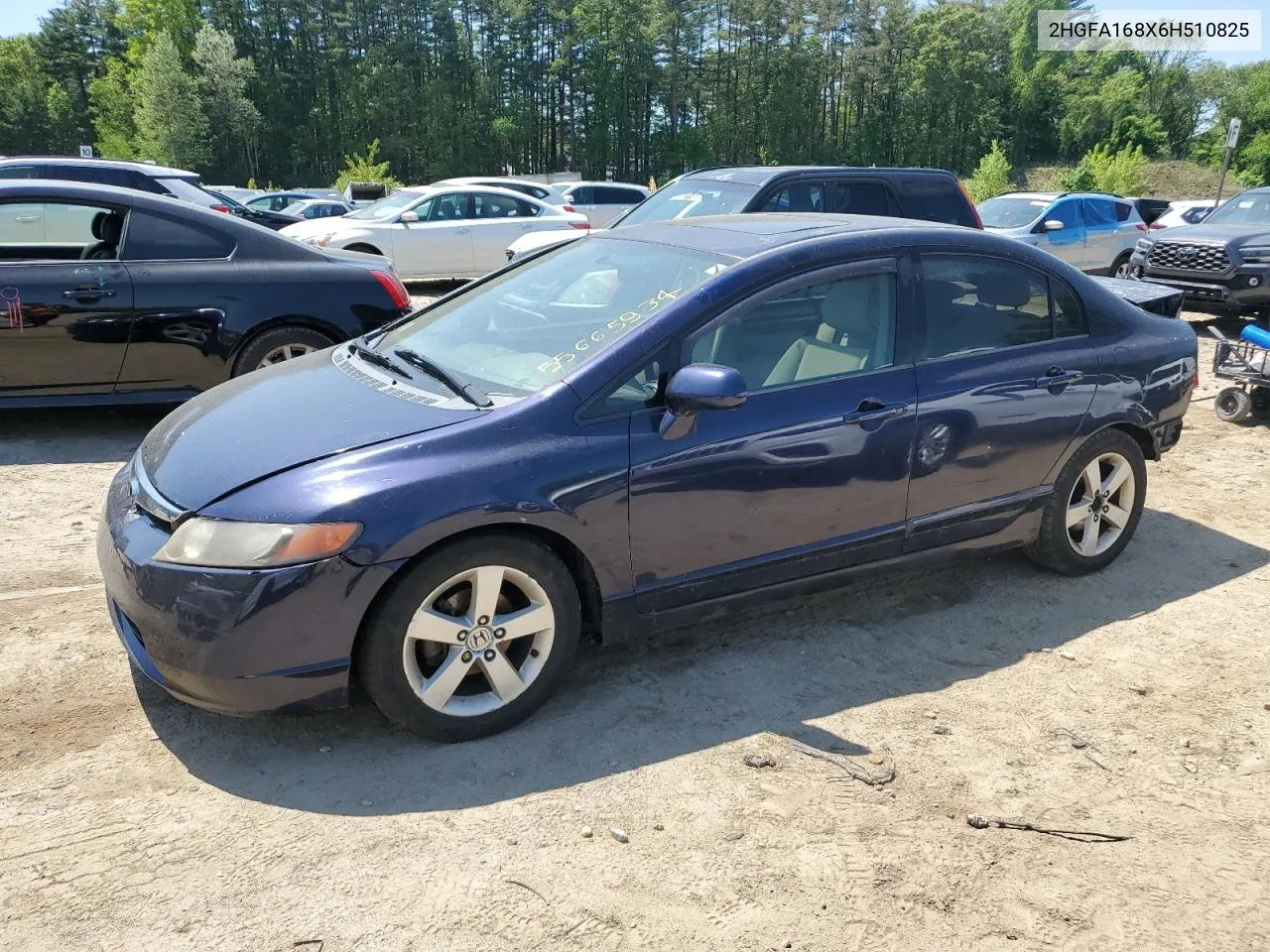 2006 Honda Civic Ex VIN: 2HGFA168X6H510825 Lot: 55665934