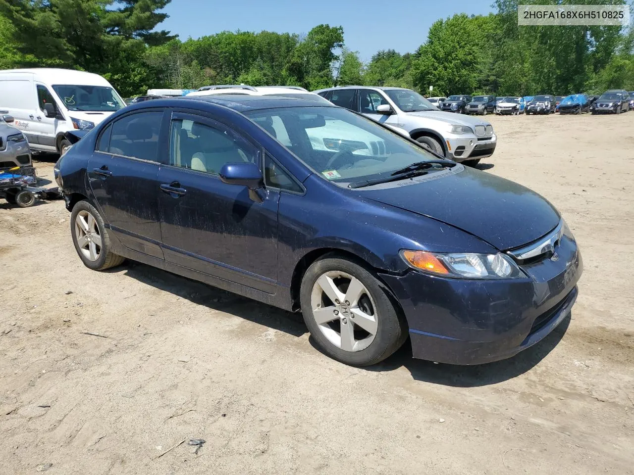 2006 Honda Civic Ex VIN: 2HGFA168X6H510825 Lot: 55665934