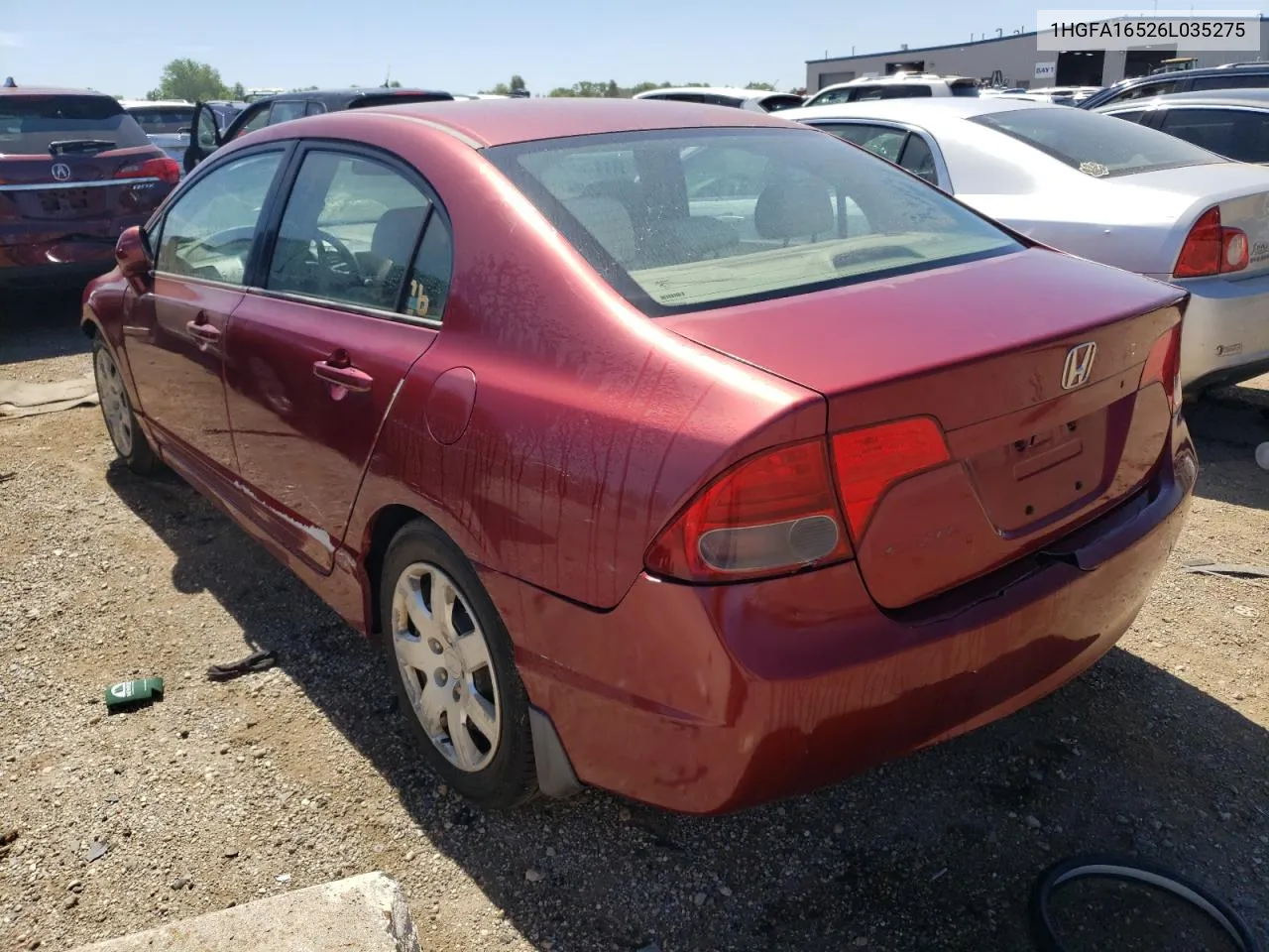 2006 Honda Civic Lx VIN: 1HGFA16526L035275 Lot: 58277584