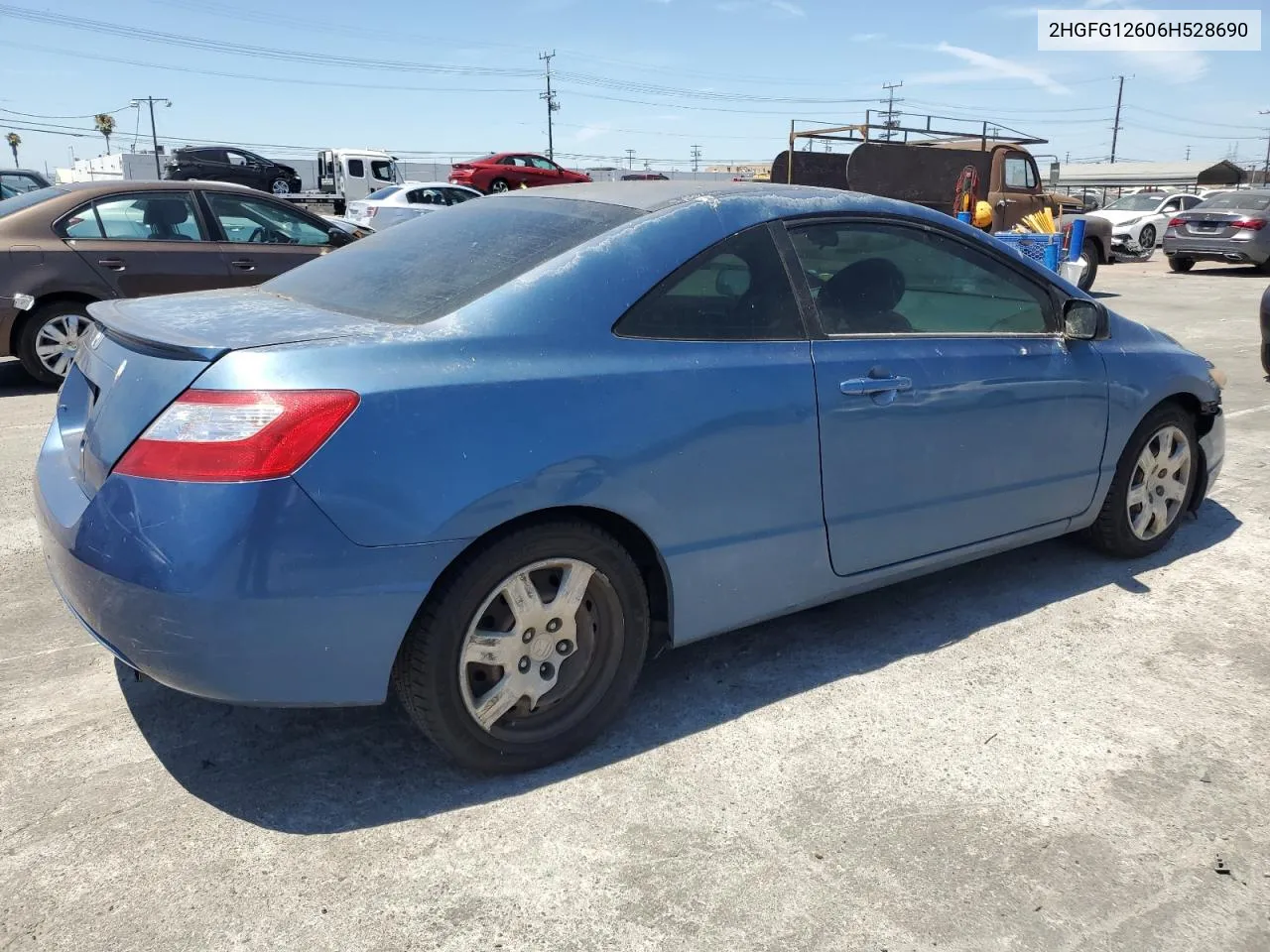 2006 Honda Civic Lx VIN: 2HGFG12606H528690 Lot: 63727304