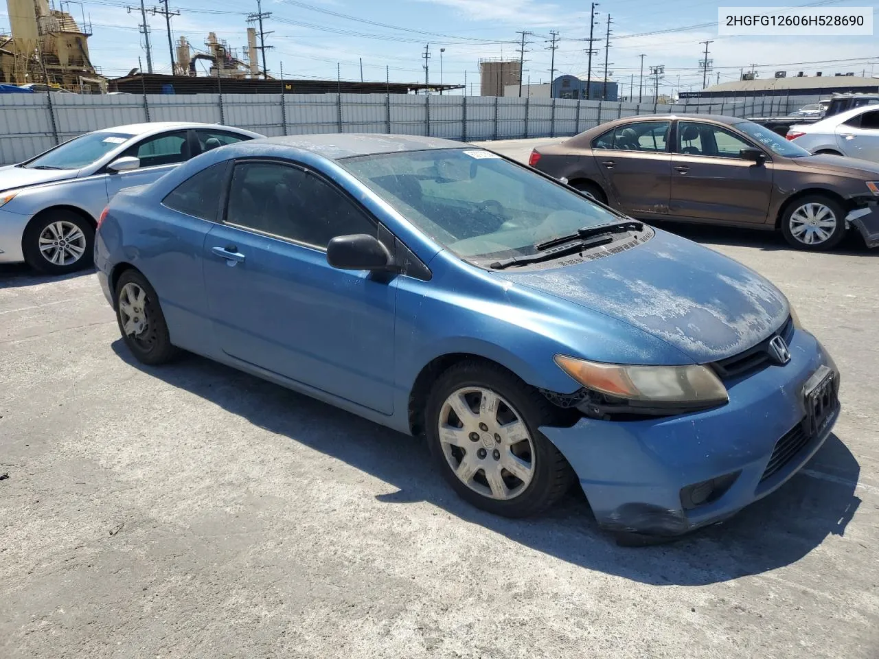 2006 Honda Civic Lx VIN: 2HGFG12606H528690 Lot: 63727304