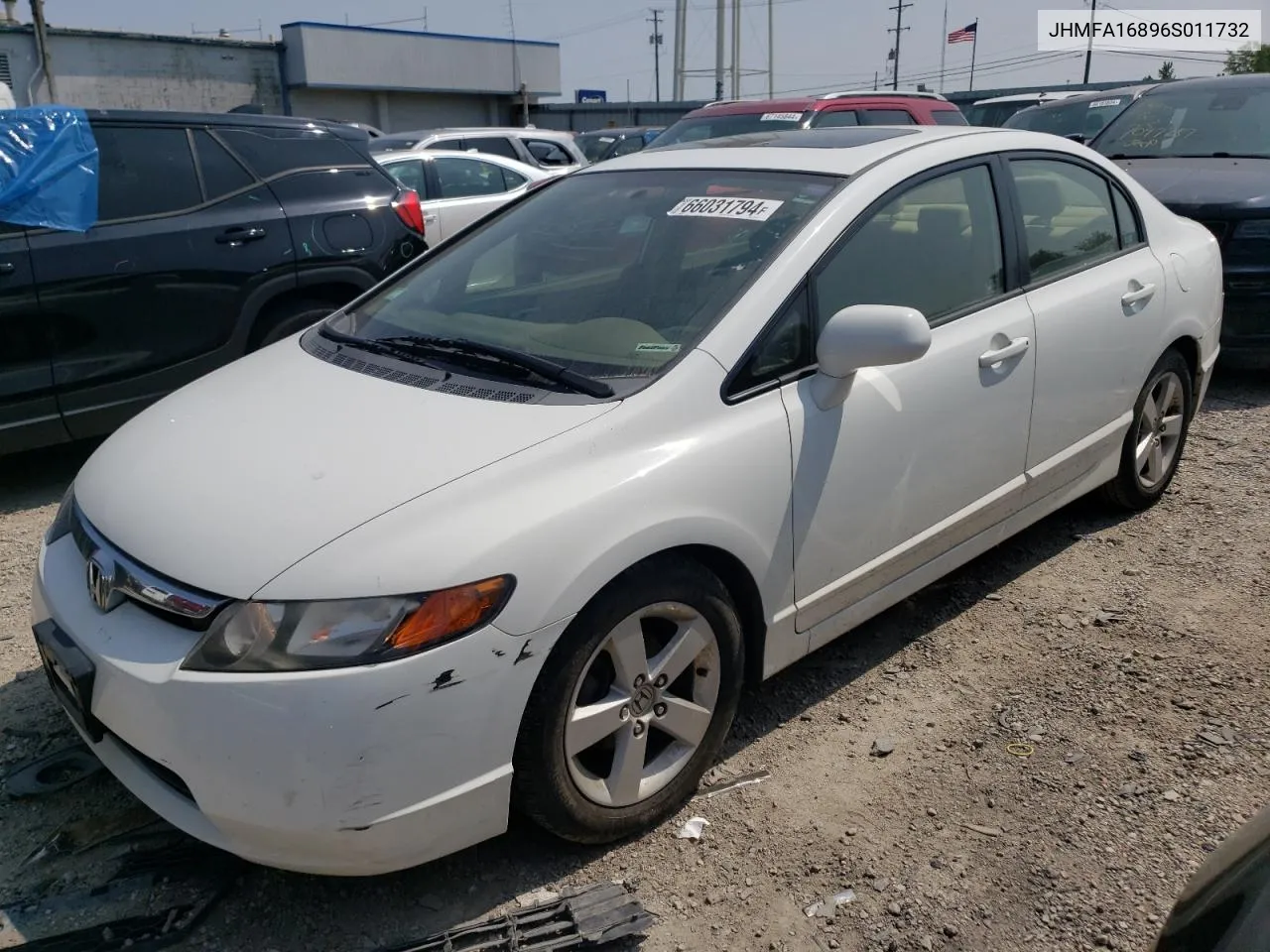 JHMFA16896S011732 2006 Honda Civic Ex