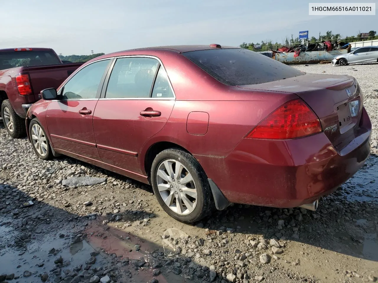 2006 Honda Accord Ex VIN: 1HGCM66516A011021 Lot: 67288554