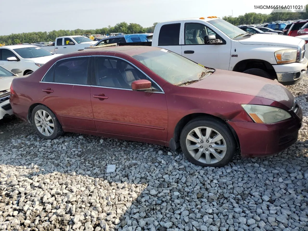 2006 Honda Accord Ex VIN: 1HGCM66516A011021 Lot: 67288554