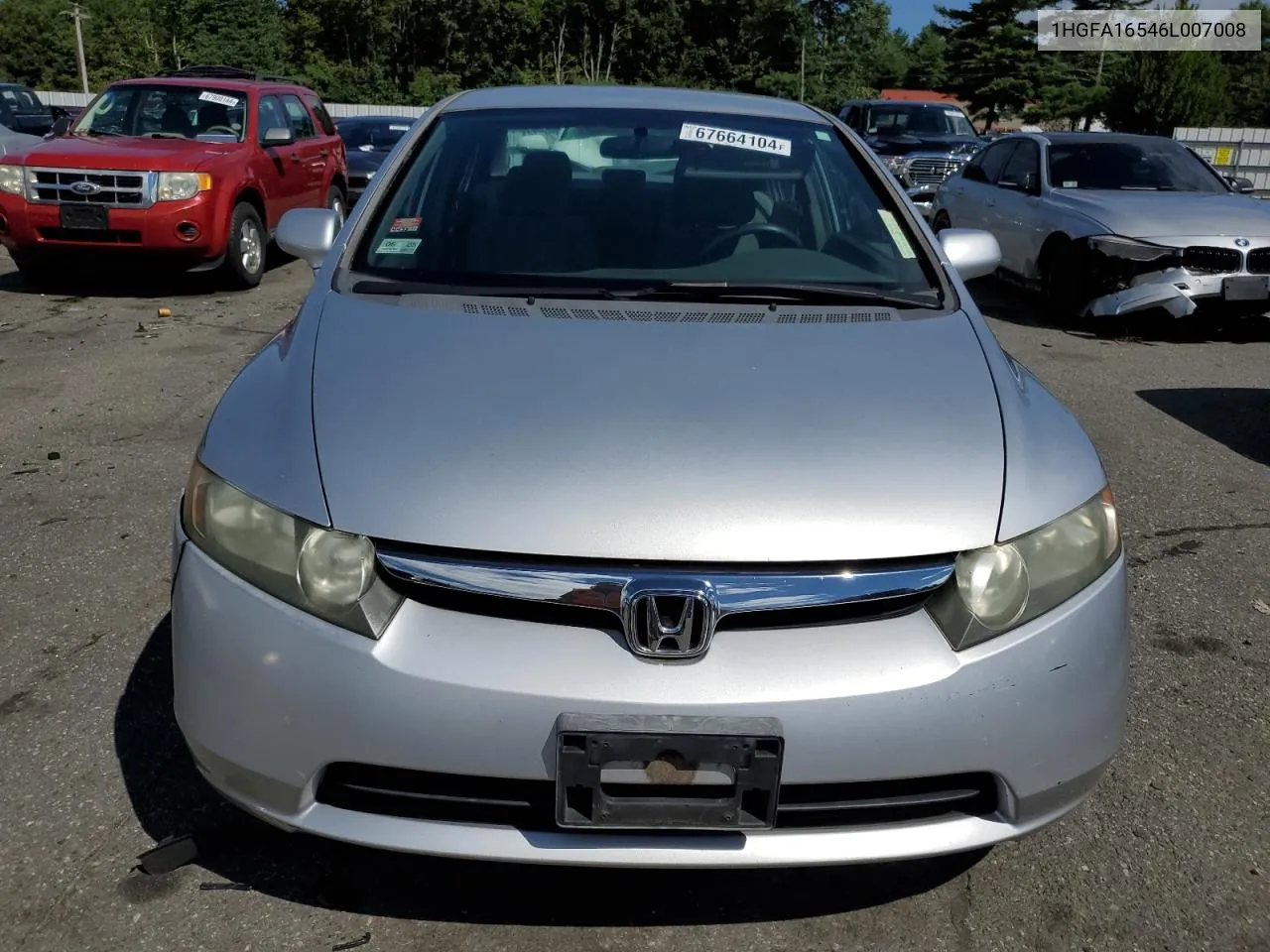 1HGFA16546L007008 2006 Honda Civic Lx