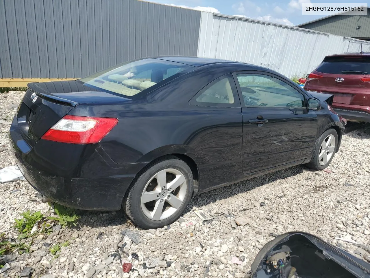 2HGFG12876H515162 2006 Honda Civic Ex