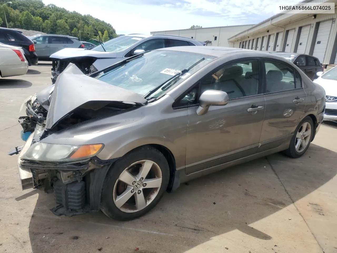 1HGFA16866L074025 2006 Honda Civic Ex