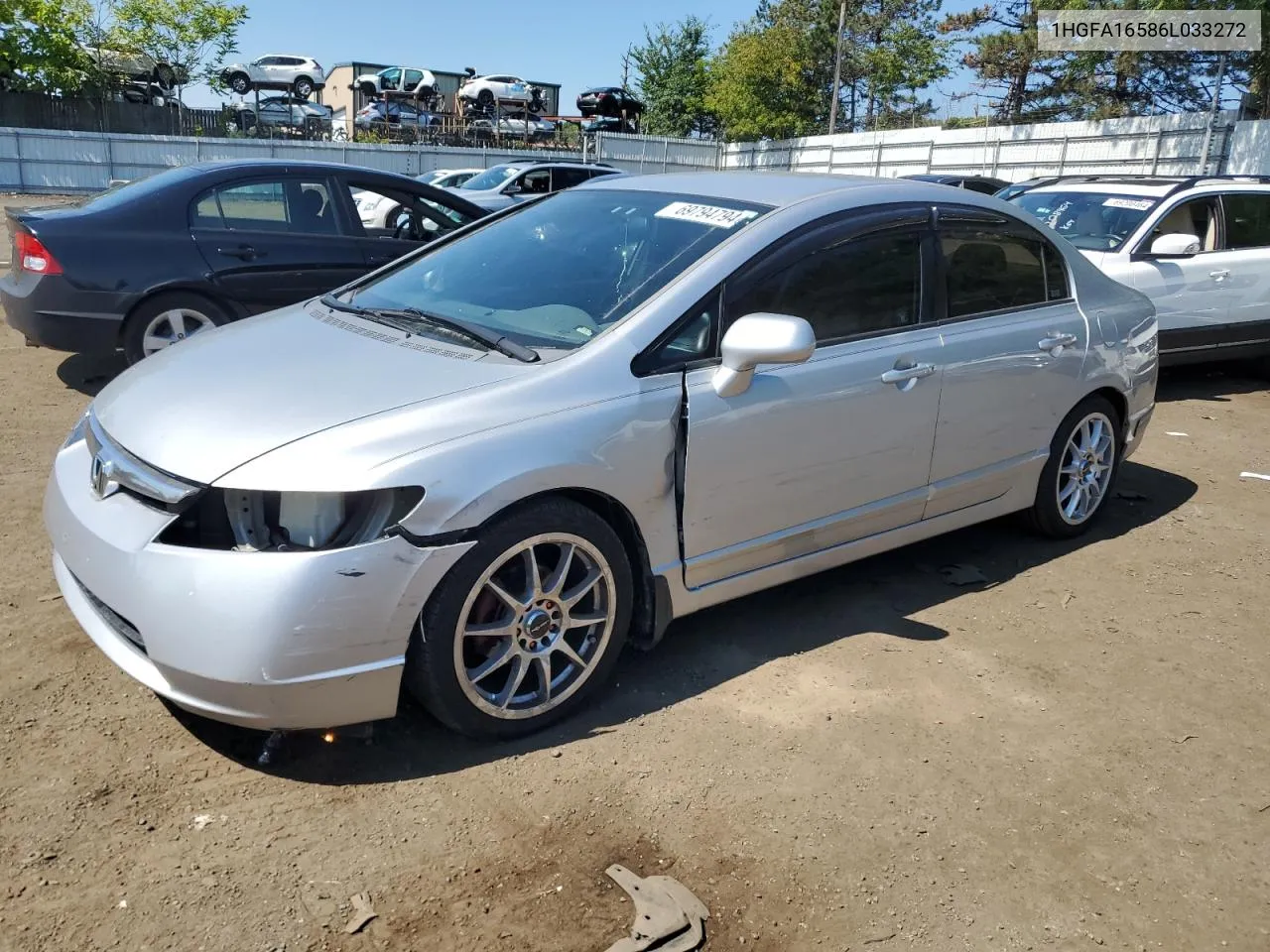 2006 Honda Civic Lx VIN: 1HGFA16586L033272 Lot: 69794794