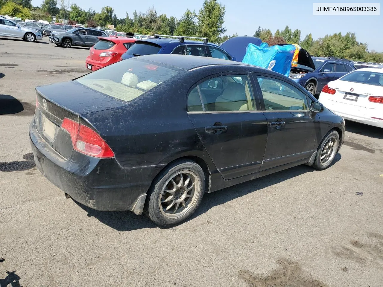 2006 Honda Civic Ex VIN: JHMFA16896S003386 Lot: 70339064