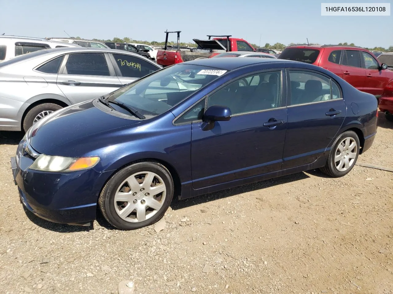 1HGFA16536L120108 2006 Honda Civic Lx