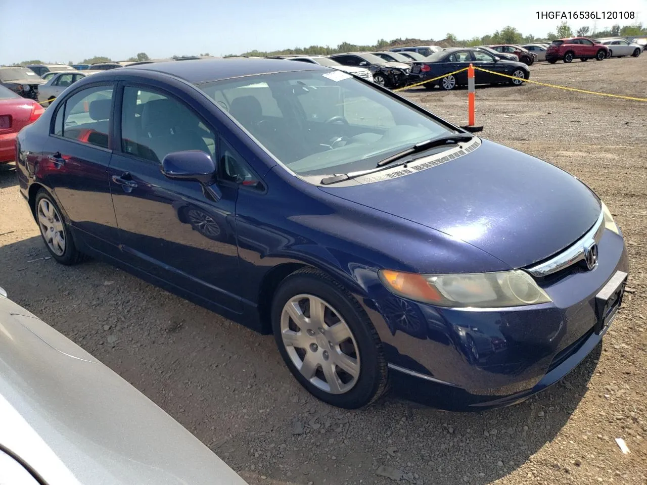 2006 Honda Civic Lx VIN: 1HGFA16536L120108 Lot: 70722744