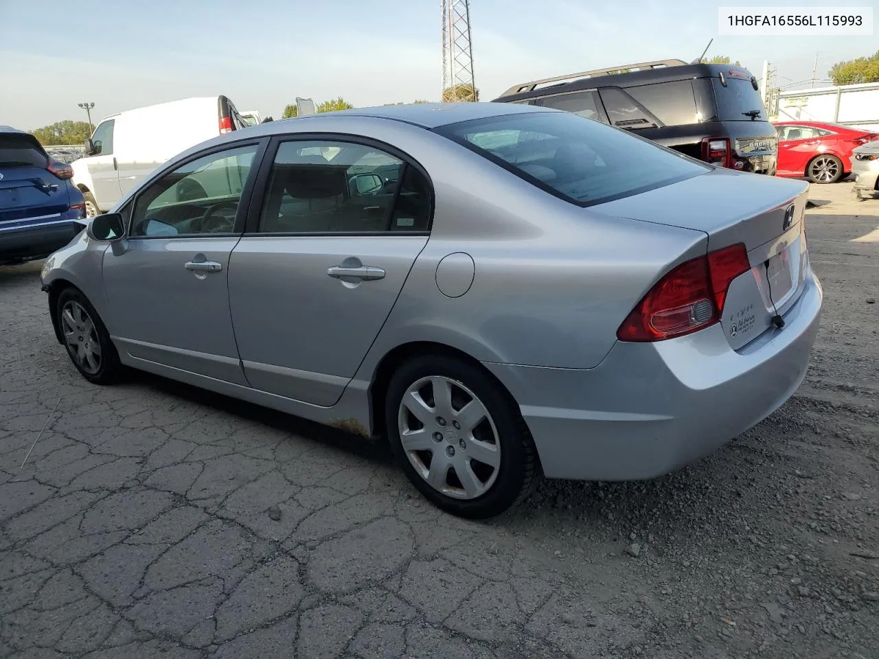 2006 Honda Civic Lx VIN: 1HGFA16556L115993 Lot: 70908354