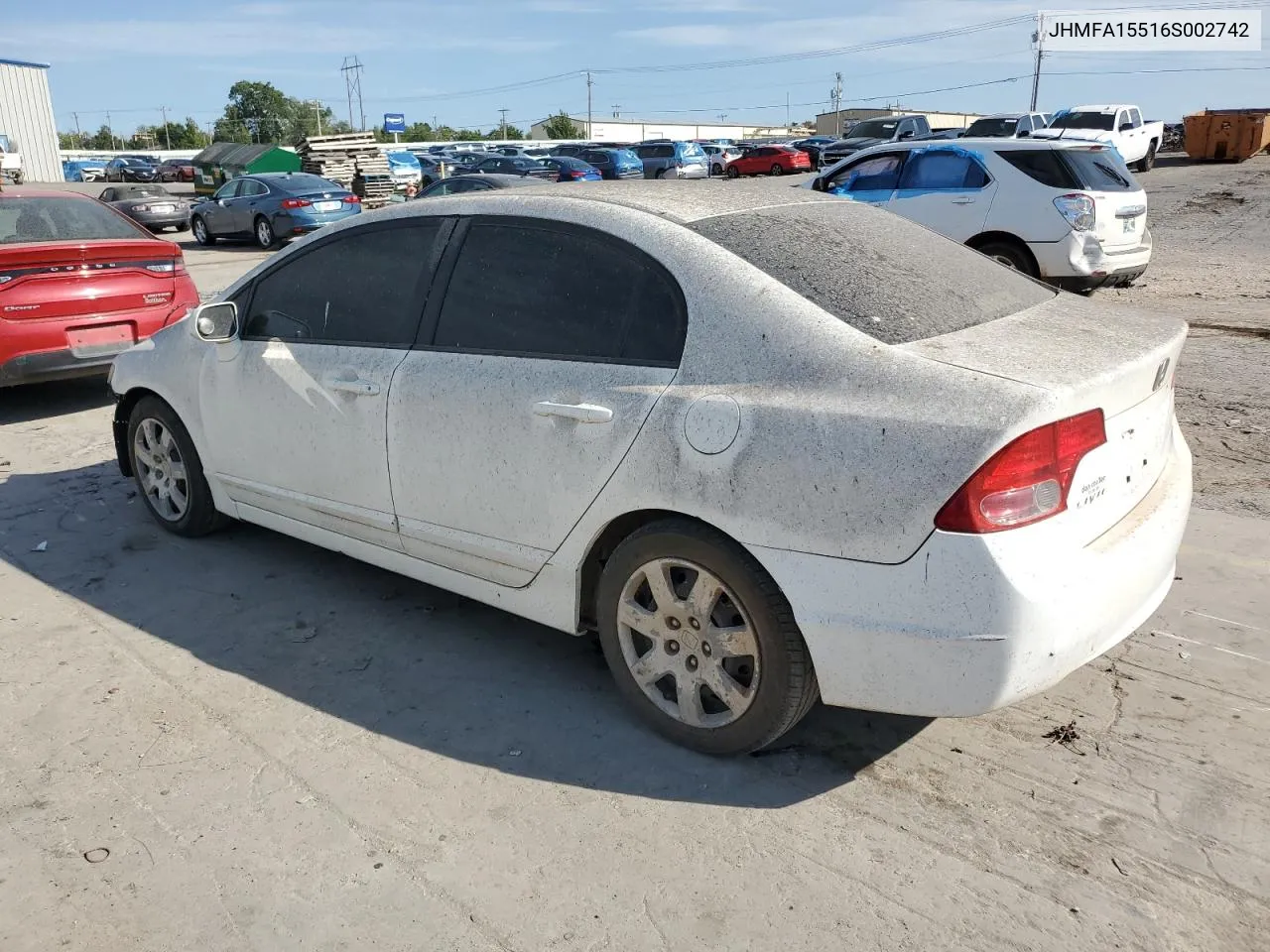 2006 Honda Civic Lx VIN: JHMFA15516S002742 Lot: 71566944