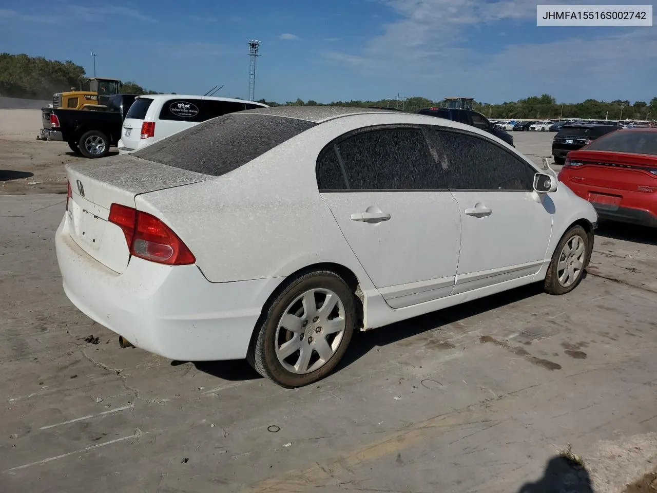 2006 Honda Civic Lx VIN: JHMFA15516S002742 Lot: 71566944