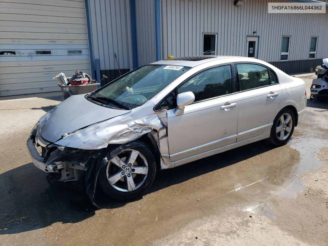 1HGFA16866L044362 2006 Honda Civic Ex