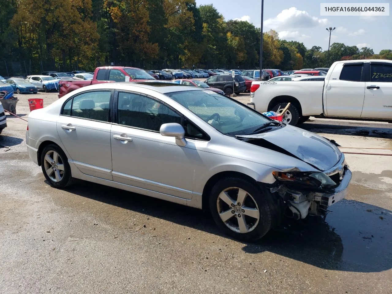 1HGFA16866L044362 2006 Honda Civic Ex