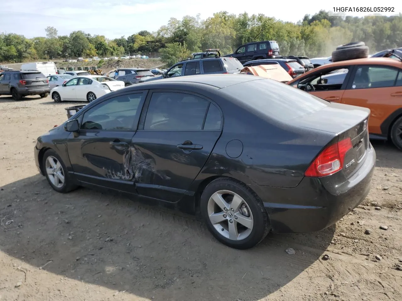 1HGFA16826L052992 2006 Honda Civic Ex