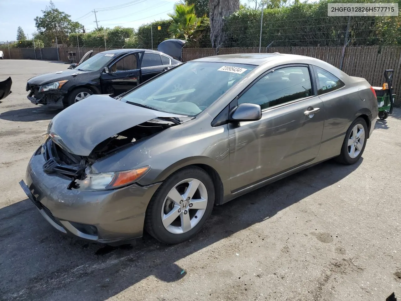 2HGFG12826H577715 2006 Honda Civic Ex