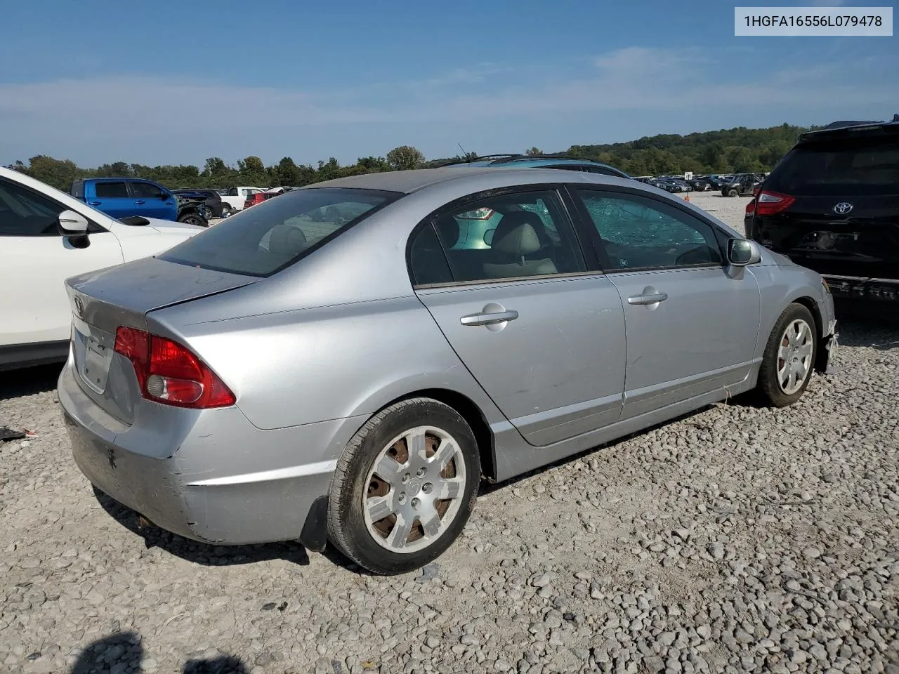 1HGFA16556L079478 2006 Honda Civic Lx