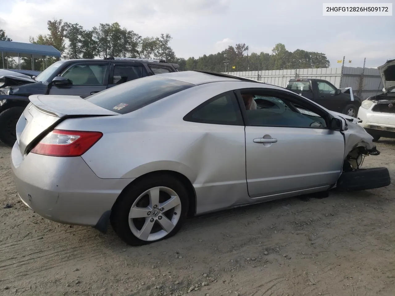 2006 Honda Civic Ex VIN: 2HGFG12826H509172 Lot: 72555294