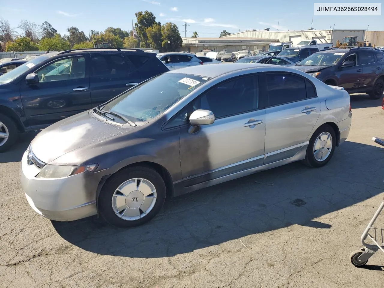 JHMFA36266S028494 2006 Honda Civic Hybrid