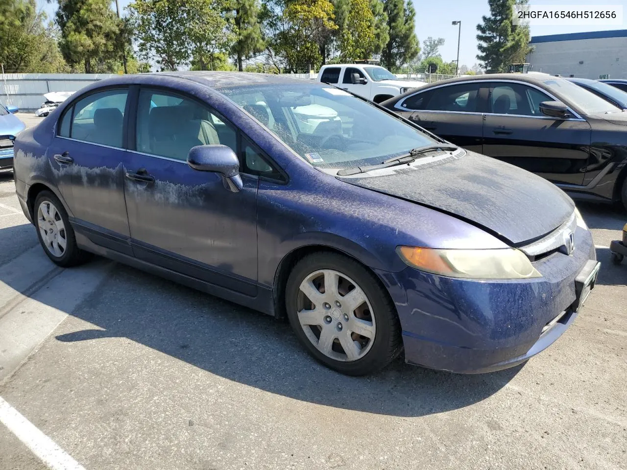 2HGFA16546H512656 2006 Honda Civic Lx