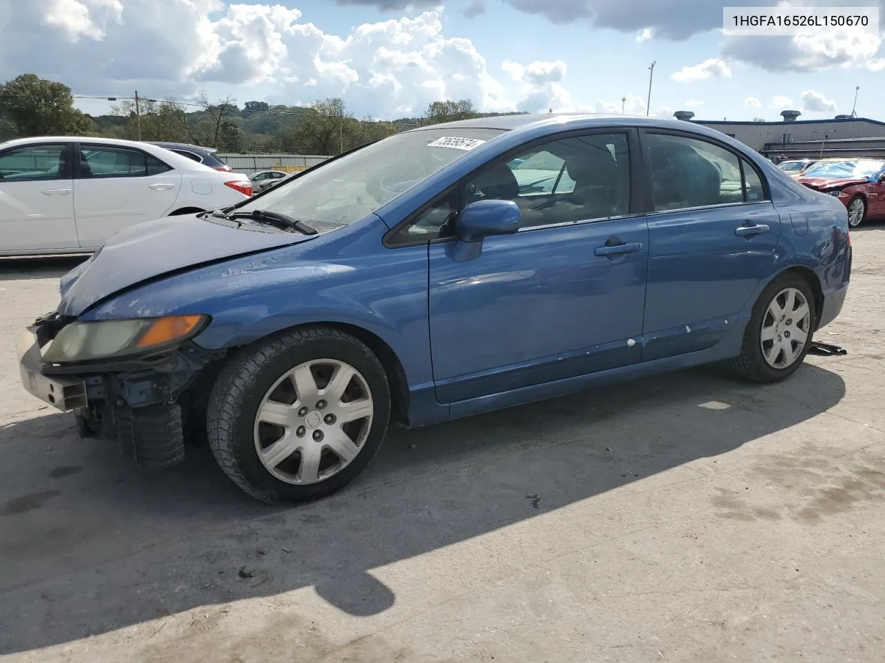 2006 Honda Civic Lx VIN: 1HGFA16526L150670 Lot: 73639574