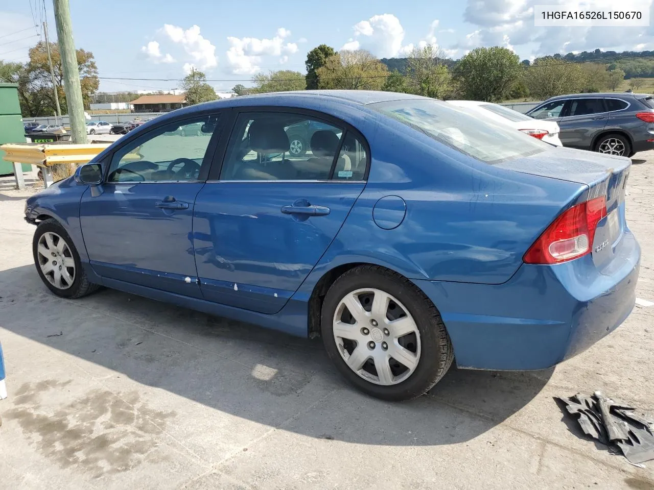 2006 Honda Civic Lx VIN: 1HGFA16526L150670 Lot: 73639574