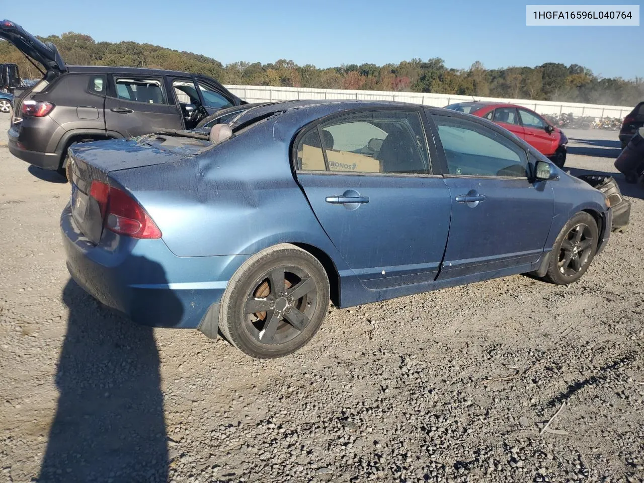 2006 Honda Civic Lx VIN: 1HGFA16596L040764 Lot: 73795314