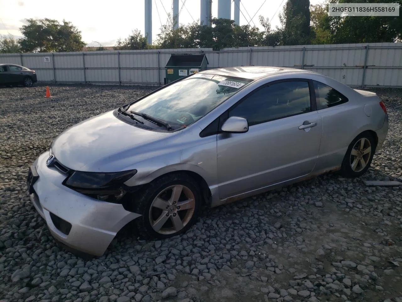 2006 Honda Civic Ex VIN: 2HGFG11836H558169 Lot: 73881684