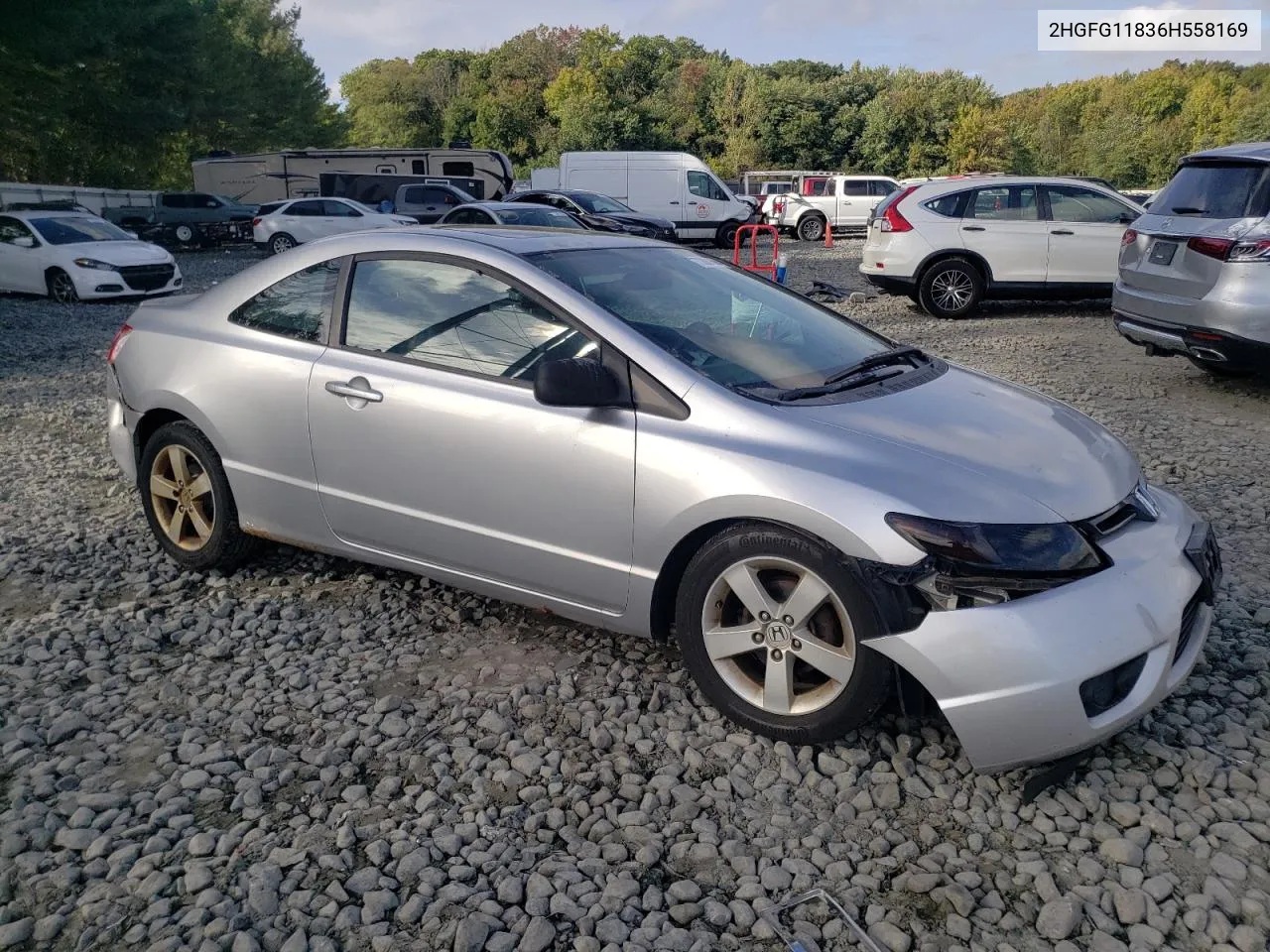 2HGFG11836H558169 2006 Honda Civic Ex