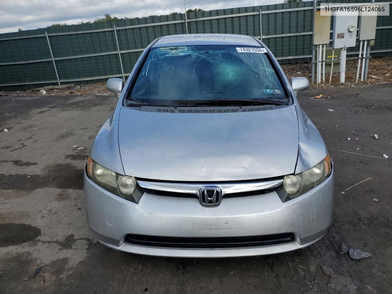 1HGFA16596L124065 2006 Honda Civic Lx