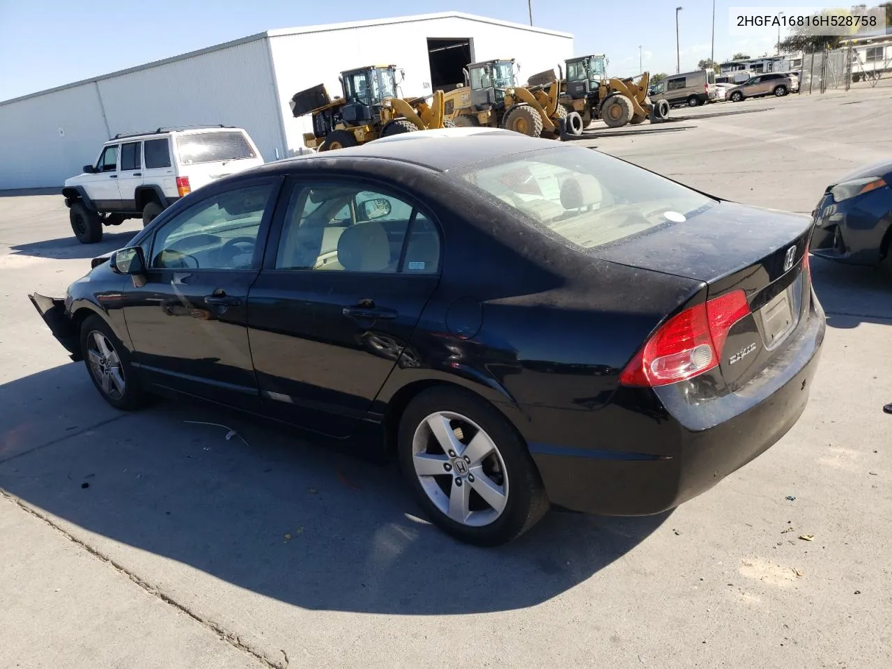 2HGFA16816H528758 2006 Honda Civic Ex