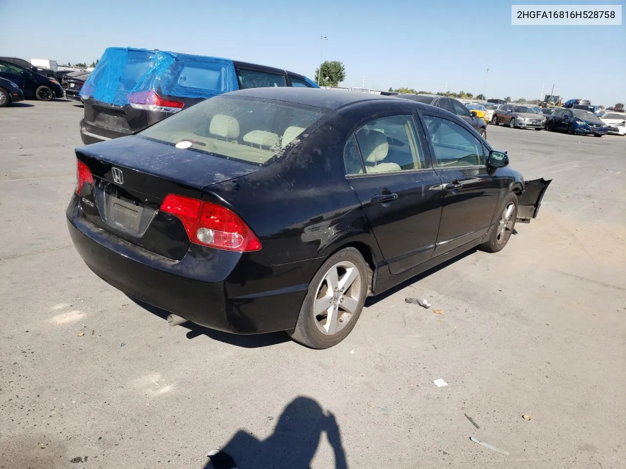 2HGFA16816H528758 2006 Honda Civic Ex