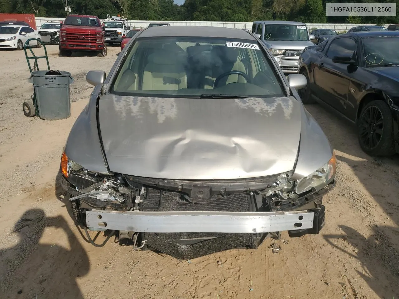 1HGFA16536L112560 2006 Honda Civic Lx