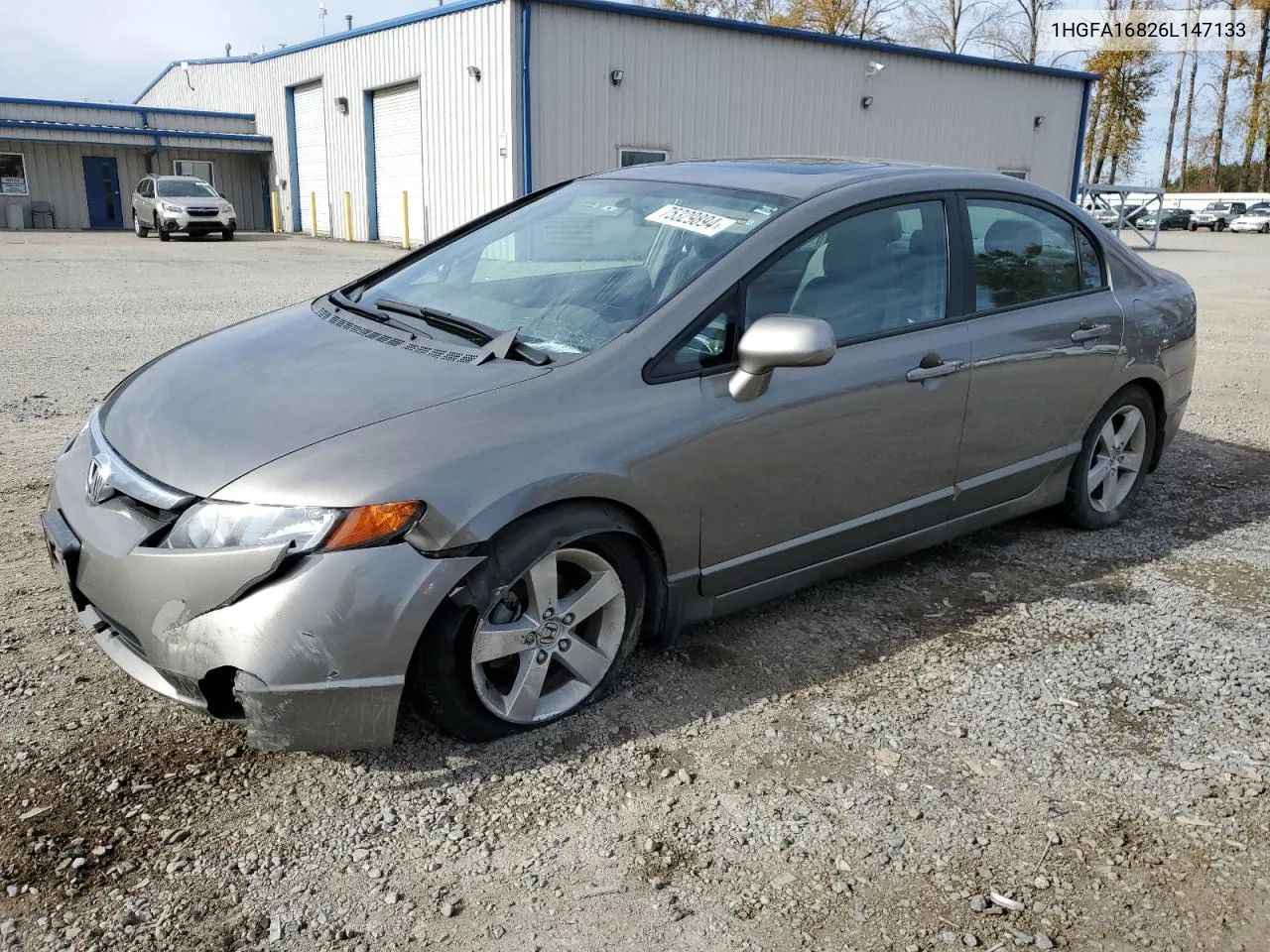 2006 Honda Civic Ex VIN: 1HGFA16826L147133 Lot: 75329894