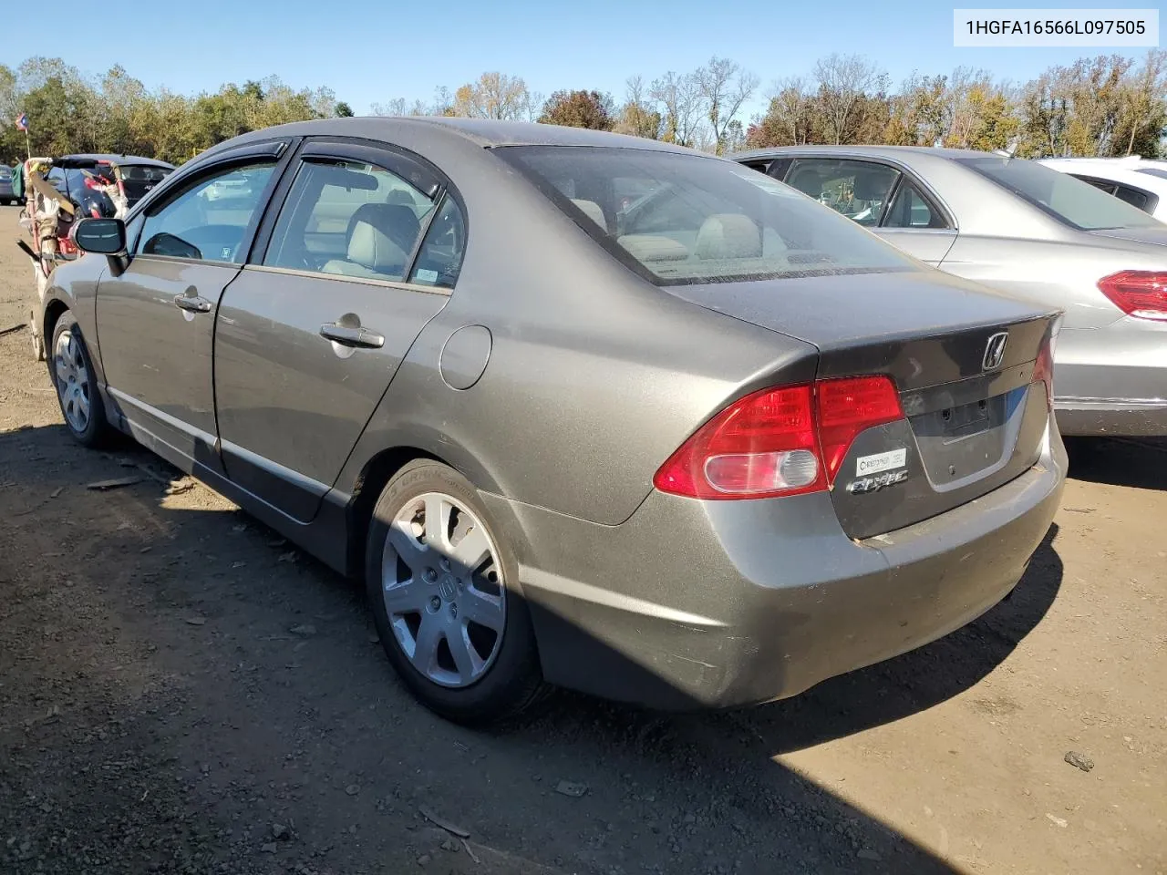 2006 Honda Civic Lx VIN: 1HGFA16566L097505 Lot: 75333354