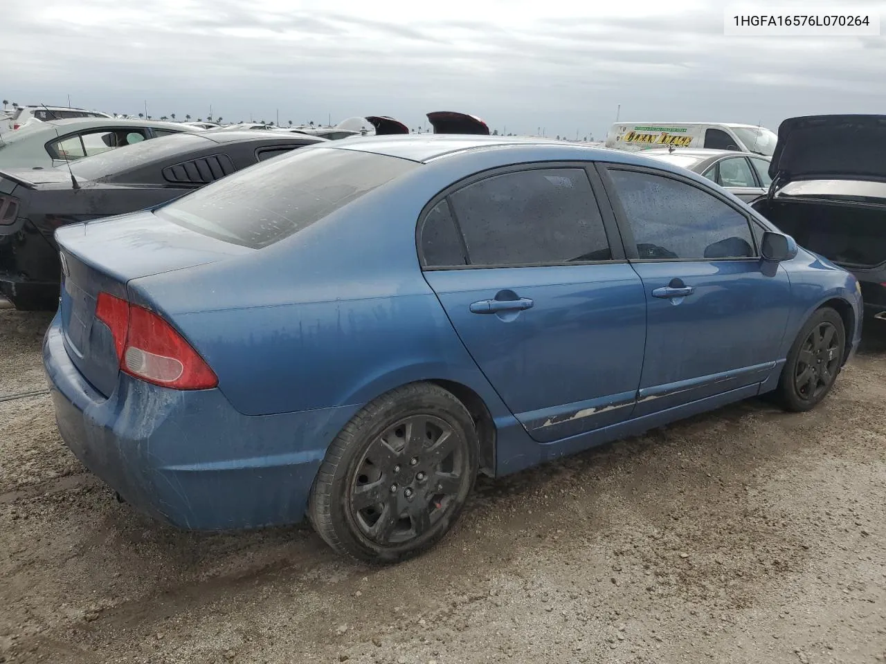 1HGFA16576L070264 2006 Honda Civic Lx