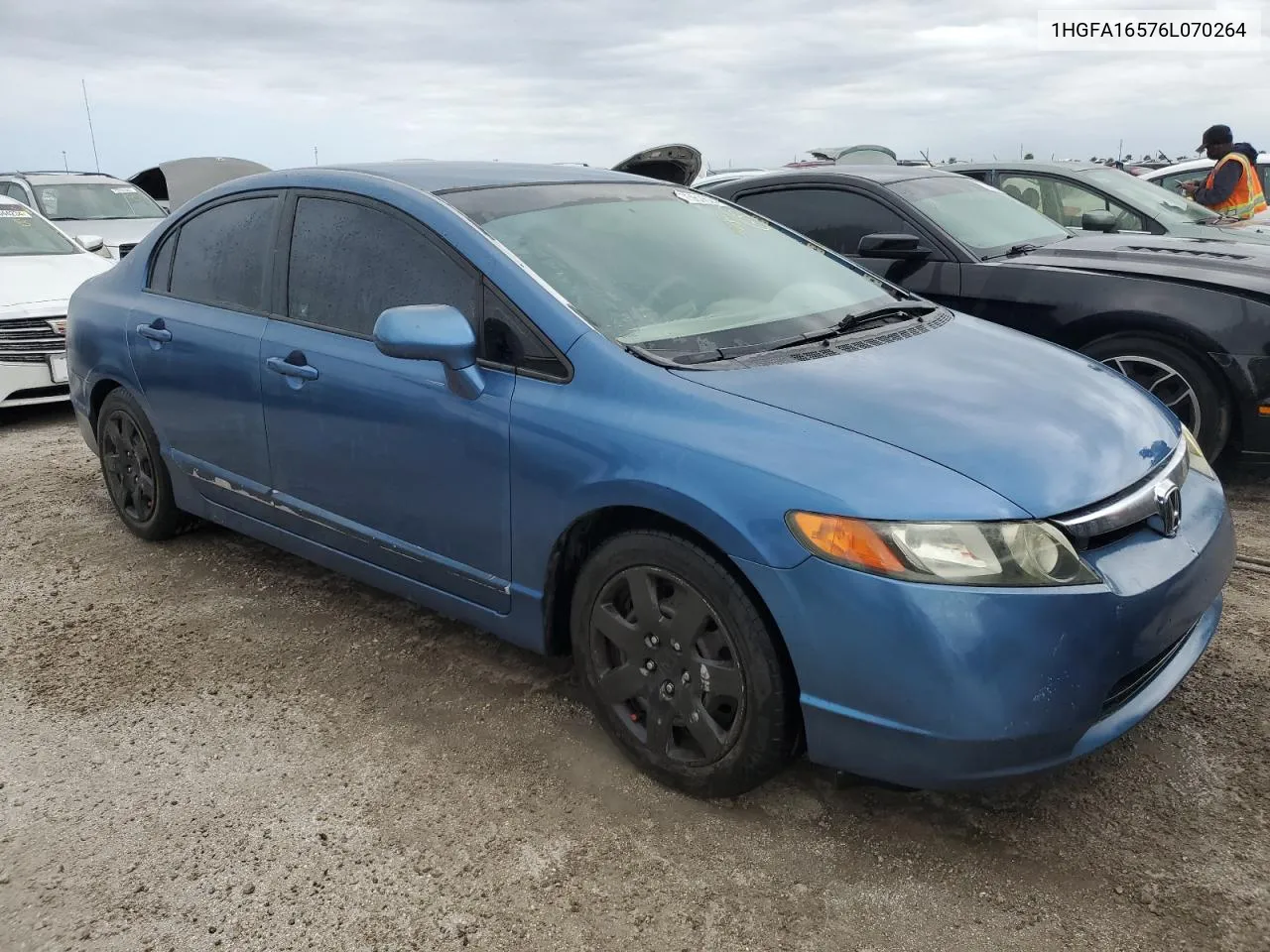 1HGFA16576L070264 2006 Honda Civic Lx