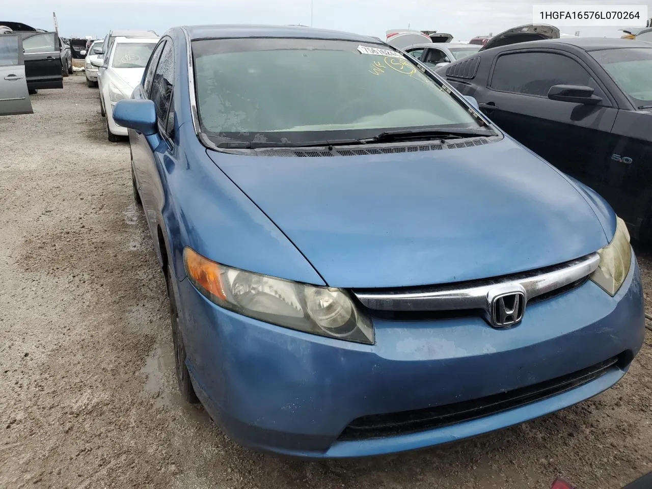 1HGFA16576L070264 2006 Honda Civic Lx