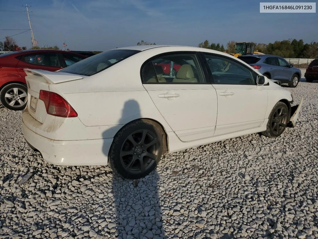 2006 Honda Civic Ex VIN: 1HGFA16846L091230 Lot: 75621824