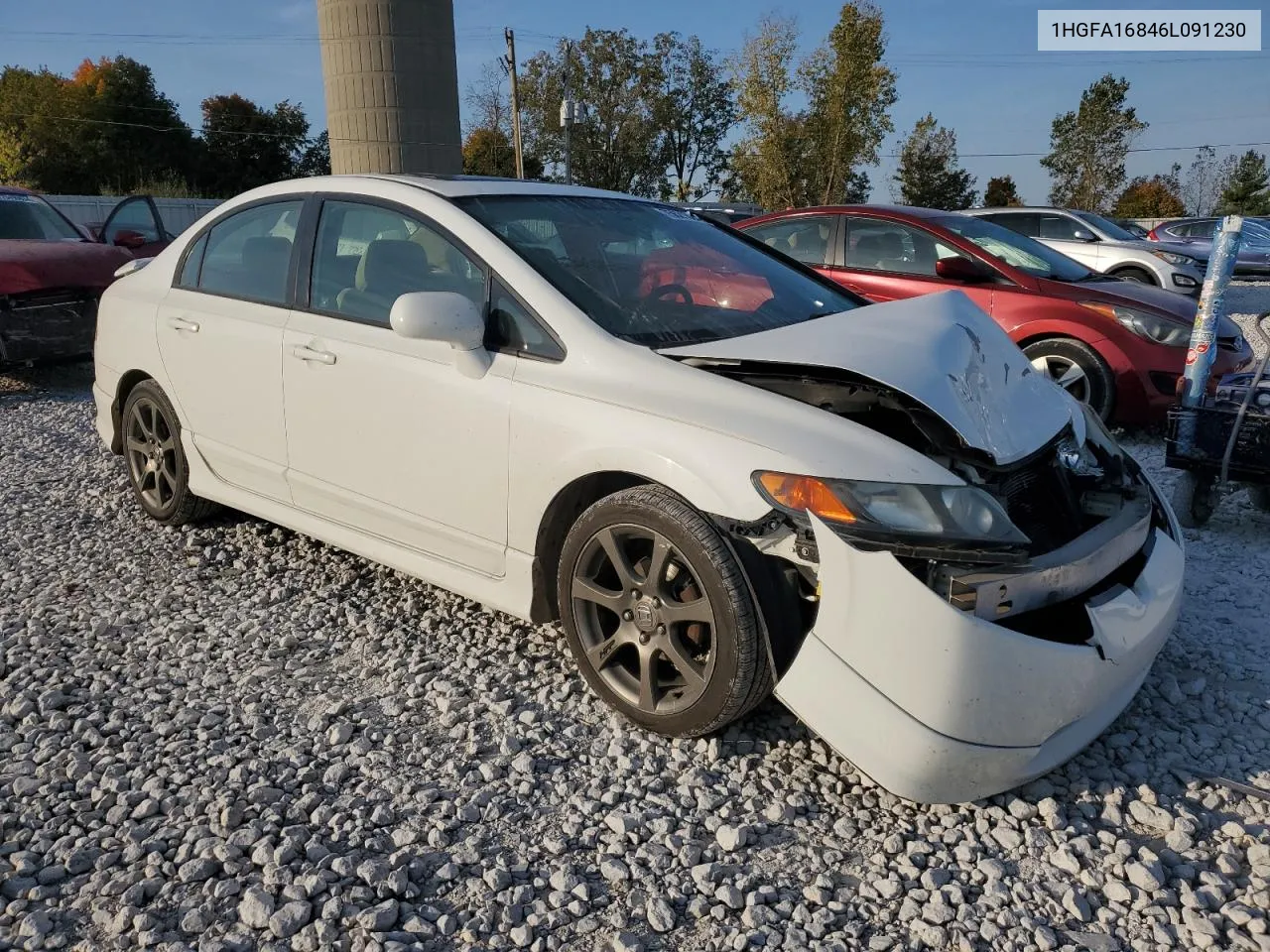 2006 Honda Civic Ex VIN: 1HGFA16846L091230 Lot: 75621824