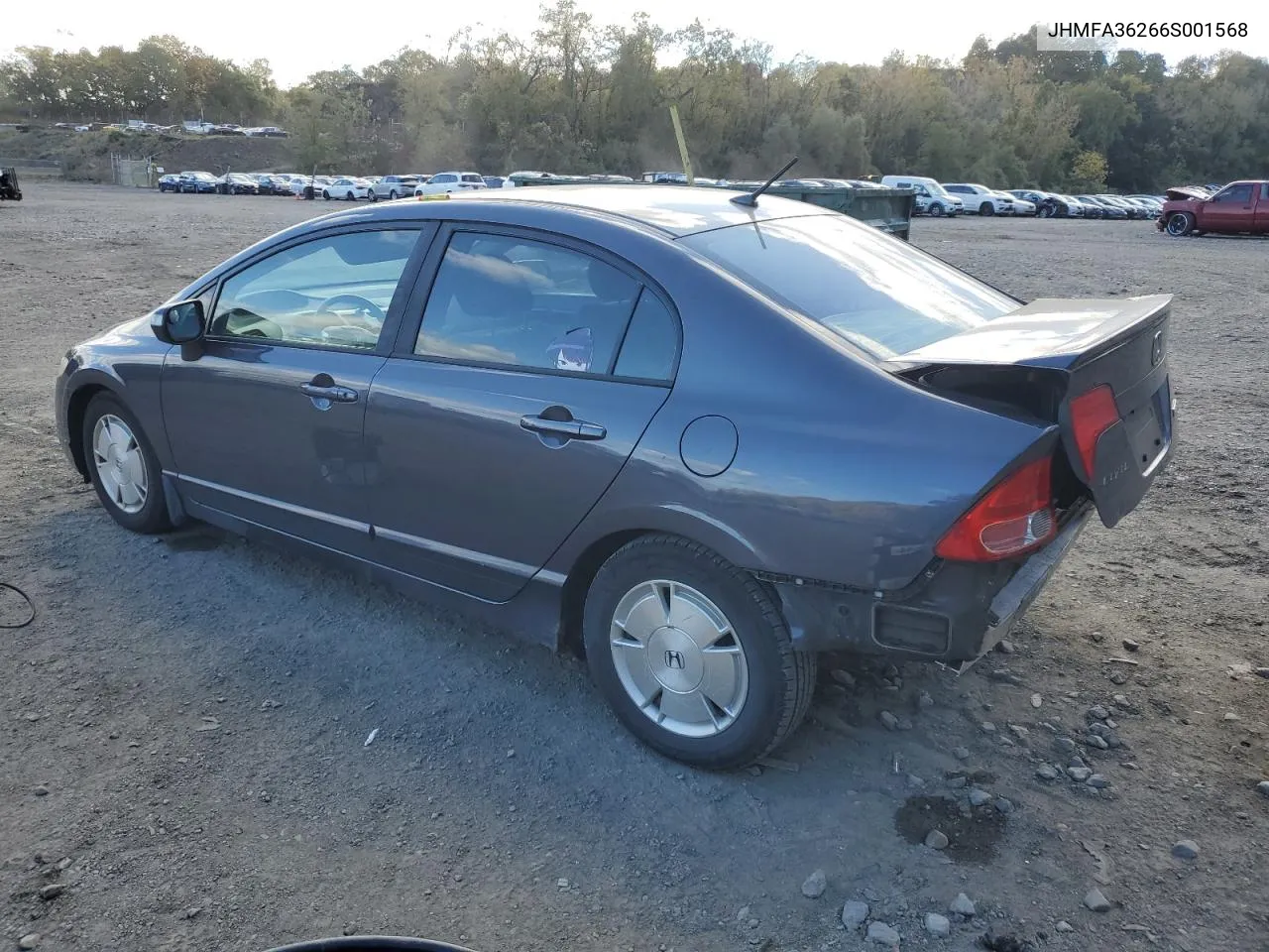 2006 Honda Civic Hybrid VIN: JHMFA36266S001568 Lot: 76137664